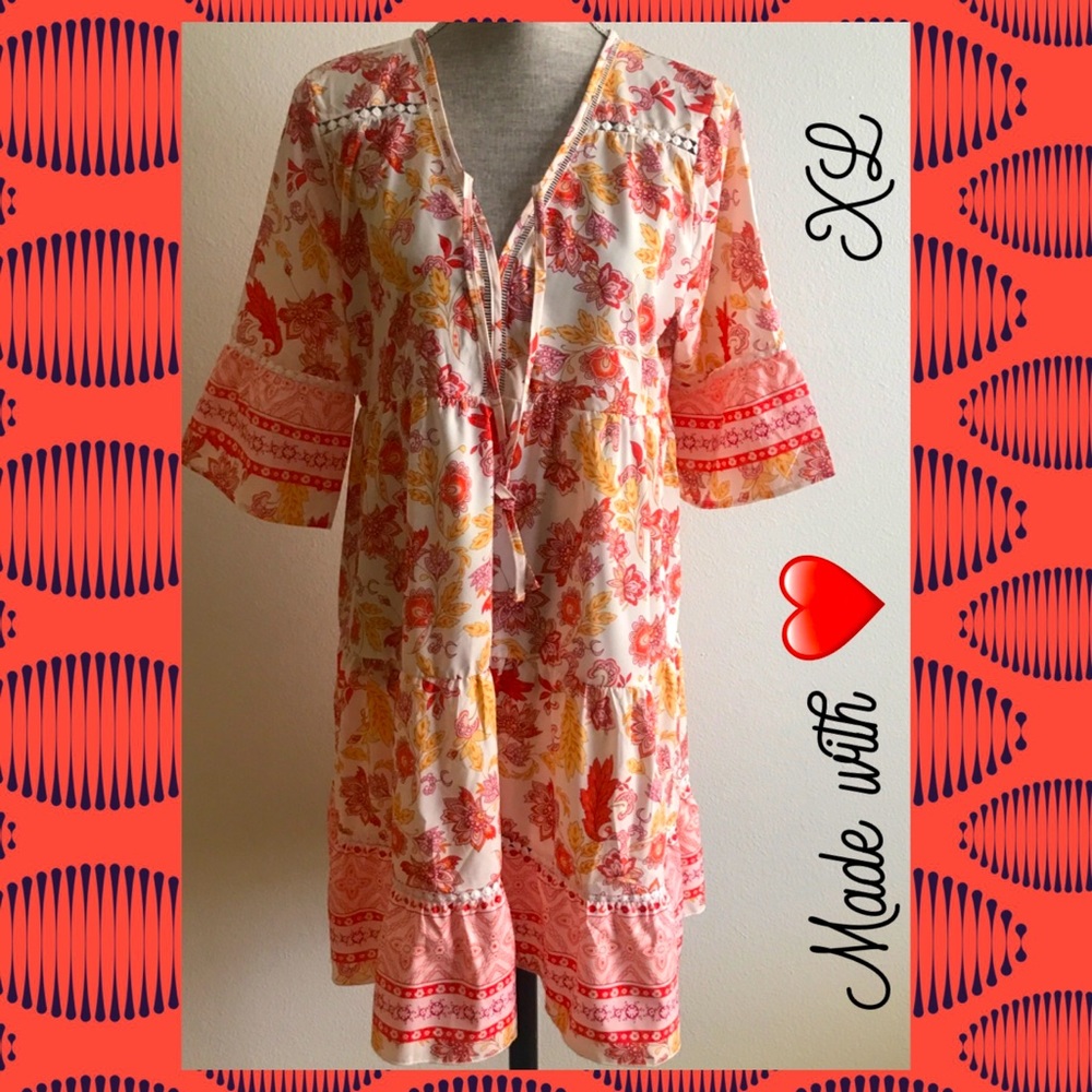 Made with Love a boutique find 🌺 Dress/coverup SZ:XL